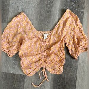 H&M Floral Crop Top